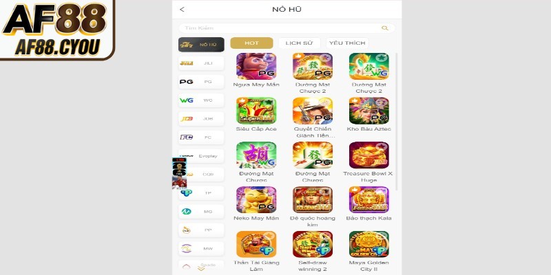 Nổ hũ là thể loại game được nhiều người yêu thích tại AF88