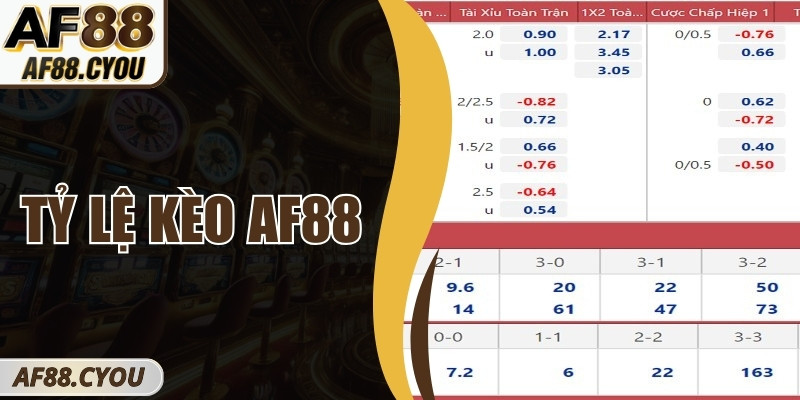 Tỷ Lệ Kèo AF88 – Cách Đọc Bảng Tỷ Lệ Và Hiểu Cơ Chế Xây Dựng